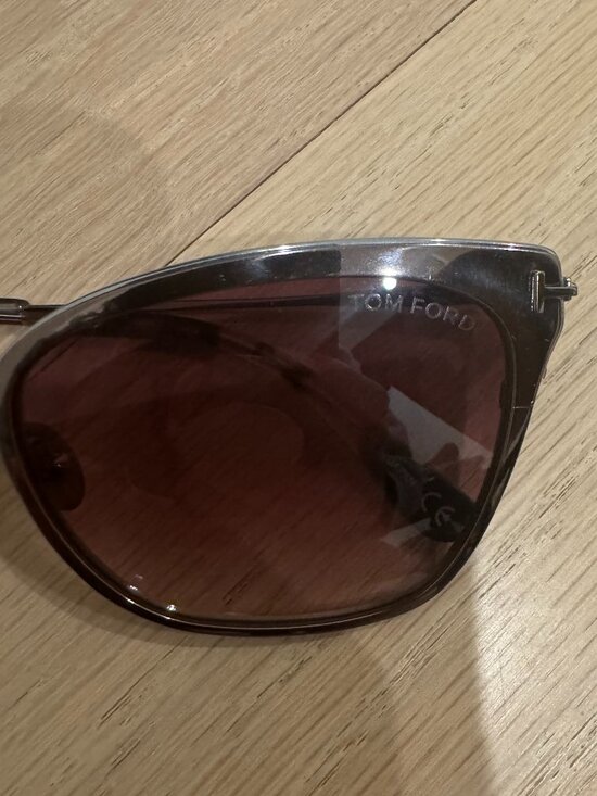 Tom Ford Faryn Cat Eye Sunglasses Tf843 12u Titanium Authentic main image 10